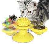 SPRING CAT TOY YELLOW      158 X 75 X 69mm