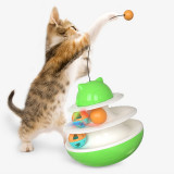 SHAKE THE TURNTABLE CAT TOY GREEN       191 X 199mm