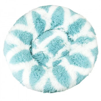 SNUGGLY PET BED MINT FLOWER - 50cm