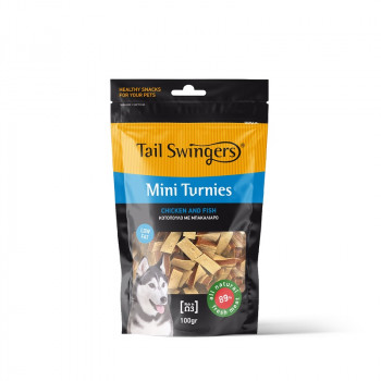 Tailswingers MINI TURNIES CHICKEN WITH FISH 100 gr.