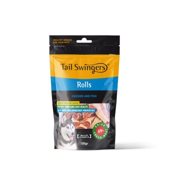 Tailswingers ROLLS CHICKEN WITH FISH 100 gr.