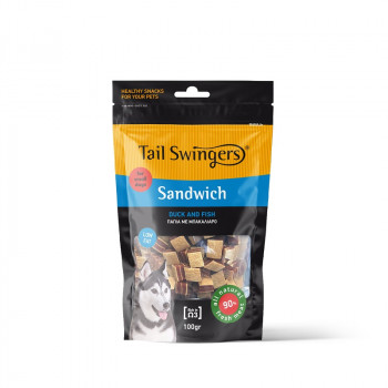 Tailswingers Sandwich DUCK WITH FISH small bites 100gr