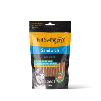 Tailswingers Sandwich DUCK WITH FISH 100 gr.