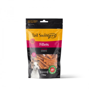 Tailswingers FILLETS SOFT CHICKEN SLICE small bites 100 gr