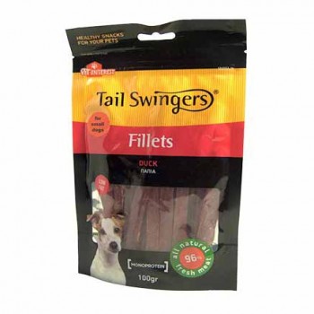 Tailswingers FILLETS SOFT DUCK SLICE small bites 100 gr