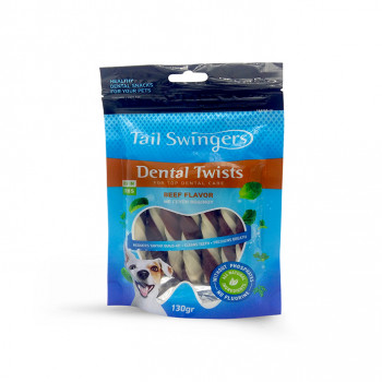 Tailswingers DENTAL TWIST ROLL BEEF 130gr