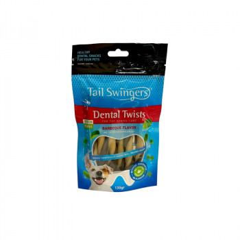 Tailswingers DENTAL TWIST ROLL BARBEQUE 130gr