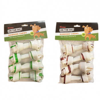 ON THE GO DOUBLE COL. KNOTTED BONE 10,5cm 25-30g  4PCS