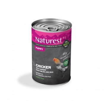 NATUREST PUPPY PURE CHICKEN+GARDEN VEGGIES+RICE 400gr