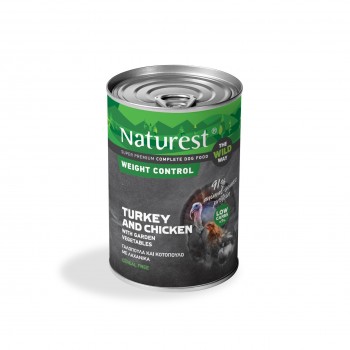 NATUREST WEIGHT CONTROL CHICKEN+TURKEY+CELLULOSE 400 gr