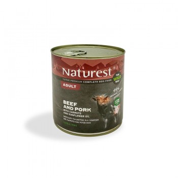 NATUREST ADULT PORK+BEEF+GARDEN VEGGIES+RICE 800 gr