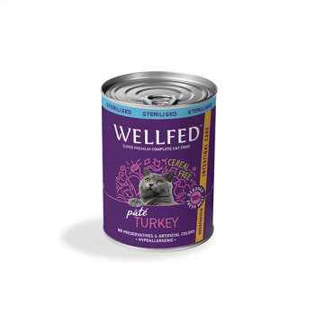 WELLFED STERILISED-INTESTINAL Turkey 400 gr