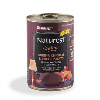 NATUREST GOURMET SALON Shrimps Chicken & Sweet Potato 400 gr