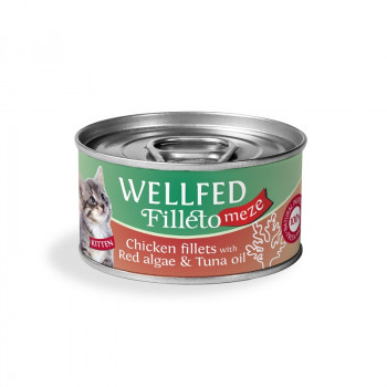 WELLFED FILLETO MEZE KITTEN CHICKEN  70gr