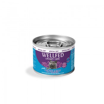 WELLFED URINARY-STERIL Chicken & Beef  200 gr