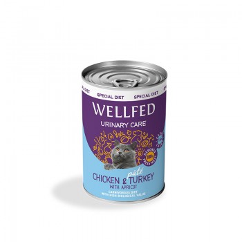WELLFED URINARY Turkey & Apricot  400gr