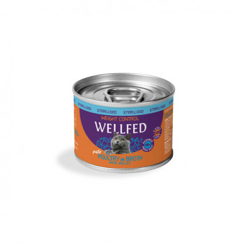 WELLFED WEIGHT CONTROL-STERIL Poultry & Millet 200 gr