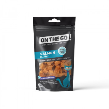 ON THE GO CAT BITES SALMON 25gr