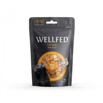 WELLFED MINI CHICKEN  BITES 50 gr