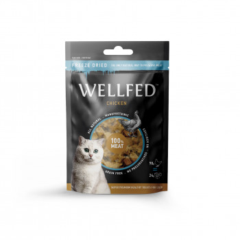 WELLFED CAT  F.D.  PURE CHICKEN 24 gr