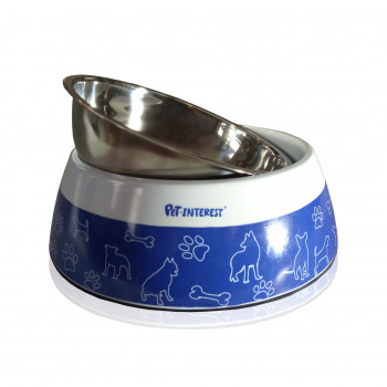 DELUXE DUAL BOWL  PAW N BONE M 350/450 ML