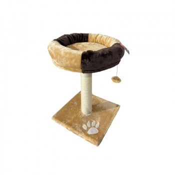 CAT TREE WHELL BEIGE 35X35X51CM