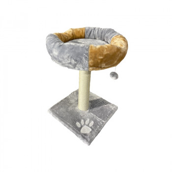 CAT TREE WHELL GREY 35X35X51CM