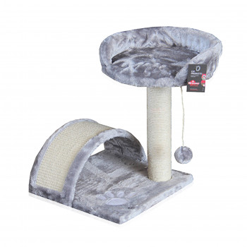 CAT TREE TUNEL GREY 35Χ35Χ45CM