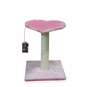 CAT TREE CHARM PINK 33X33X45CM