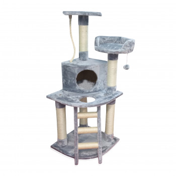 CAT PLAYGROUND TARZAN GREY 50X50X125CM