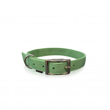 COLLAR D/L METAL BUCKLE L.GREEN L 2.5 X 55CM