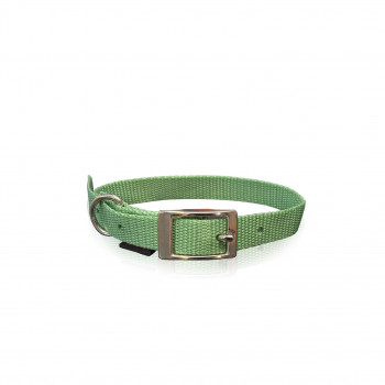 COLLAR S/L METAL BUCKLE L.GREEN S 1.6 X 40CM