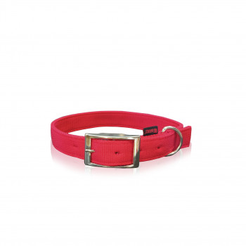 COLLAR S/L METAL BUCKLE RED XS  1 X 30CM