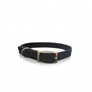 COLLAR D/L METAL BUCKLE BLACK L   2.5 X 55CM