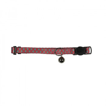 CAT COLLAR PLAID FUCHSIA 1 x 20-35cm