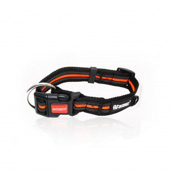 GOGET  TRAINING COLLAR BLACK/ORANGE S 1,5 X 35-40cm