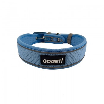 GO GET WIDE MESH COLLAR B.BLUE L 5x49-61cm