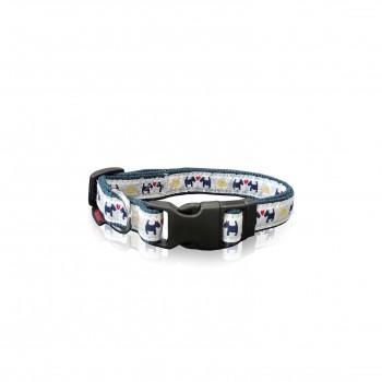 DOG COLLAR DOGS IN LOVE L.BLUE S 1.5 X 22-40CM