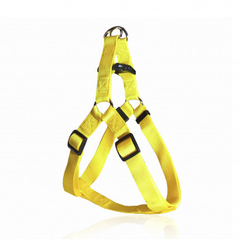 DOG HARNESS A PLAIN YELLOW S 1.5 X 35-50CM