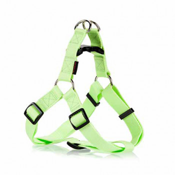 DOG HARNESS A PLAIN F.GREEN L 2.5 X 50-75CM