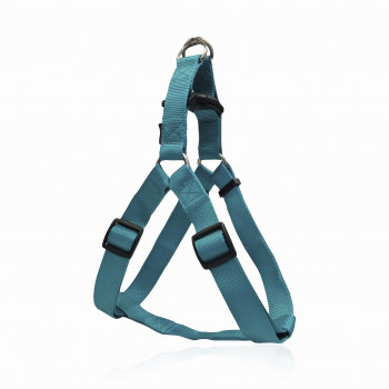 DOG HARNESS A PLAIN FL.BLUE L 2.5 X 50-75CM