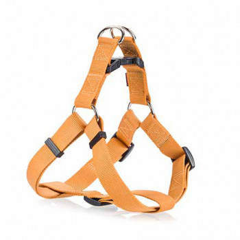 DOG HARNESS A PLAIN GOLD M  2 X 40-60CM