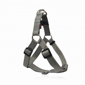 DOG HARNESS A PLAIN GREY L 2.5 X 50-75CM