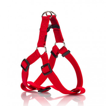 DOG HARNESS A PLAIN RED S 1.5 X 35-50CM