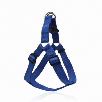 DOG HARNESS A PLAIN BLUE L 2.5 X 50-75CM