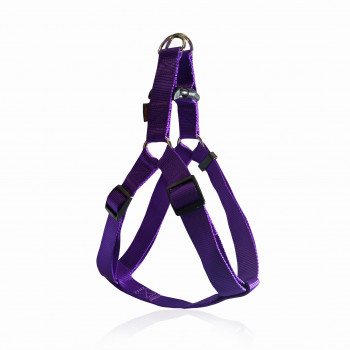 DOG HARNESS A PLAIN PURPLE XS  1 X 26-40CM