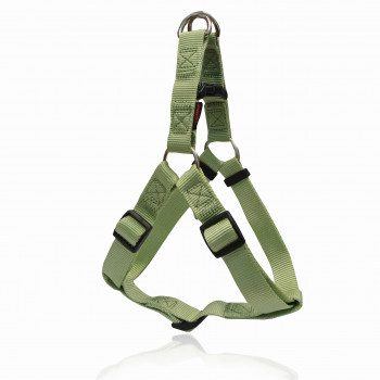 DOG HARNESS A PLAIN LIME M   2 X 40-60CM