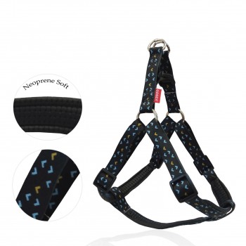 GO GET HARNESS NEOPR MOTIV.NERO XS 1.0 X 34-43CM