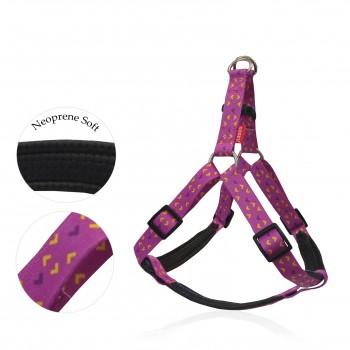 GO GET HARNESS NEOPR MOTIV.ROSA S   1.5 X 48-58CM