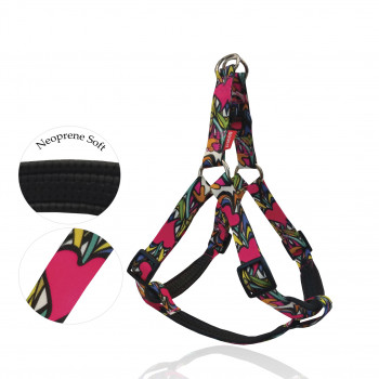 GO GET HARNESS NEOPR CUORI XS 1.0 X 25-34CM